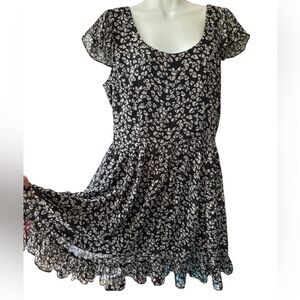 Vintage Goth Y2K Babydoll Mini Dress - Royal Bones - Daang - XL